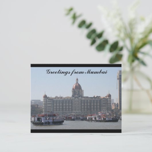 Grüße mumbai postkarte (Stehend Vorderseite)