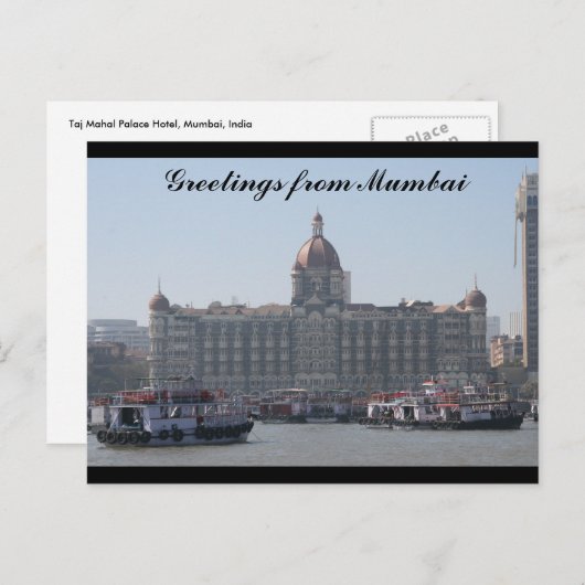 Grüße mumbai postkarte (Vorne/Hinten)