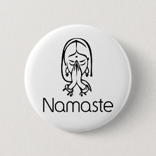 Grüße - Namaste Button