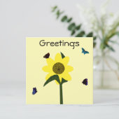 Grüße Notecard Feiertagskarte (Stehend Vorderseite)