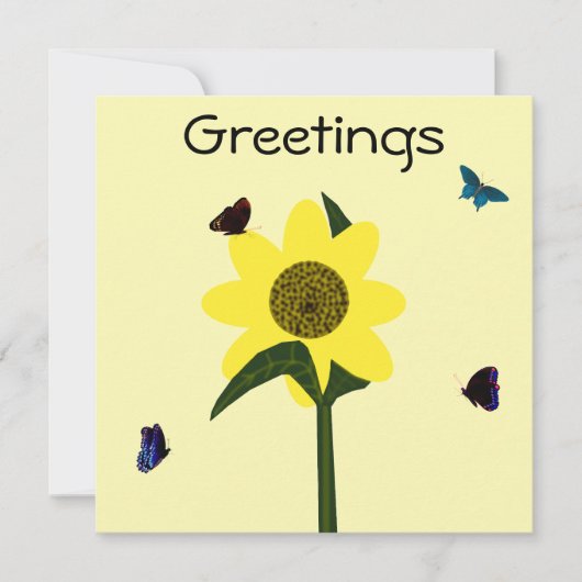 Grüße Notecard Feiertagskarte (Vorderseite)