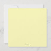 Grüße Notecard Feiertagskarte (Rückseite)