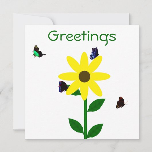 Grüße Notecard Feiertagskarte (Vorderseite)