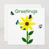 Grüße Notecard Feiertagskarte (Vorne/Hinten)