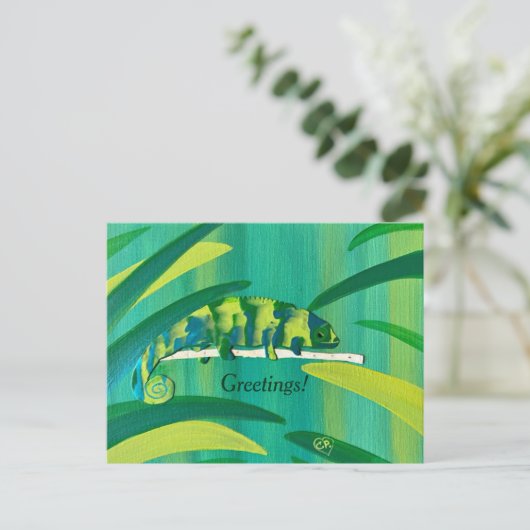 Grüße oder Ihr Text auf Niedlichen Postkarten von  (Stehend Vorderseite)