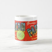 Grüße Paducah von der Vintagen Postkarten-Tasse Kaffeetasse (Mittel)