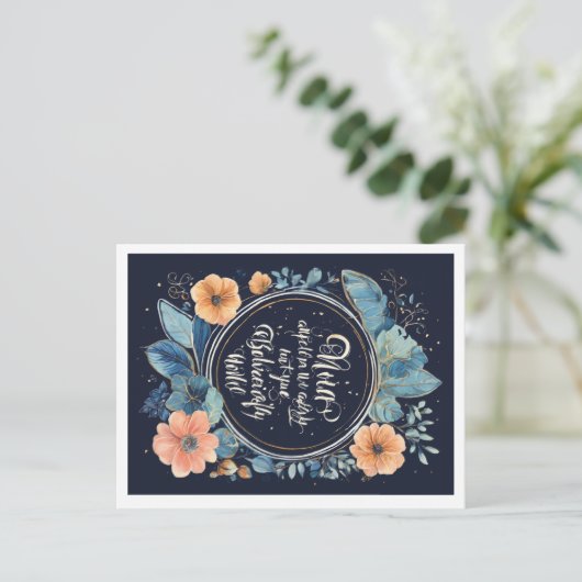 Grüße Postkarte (Stehend Vorderseite)