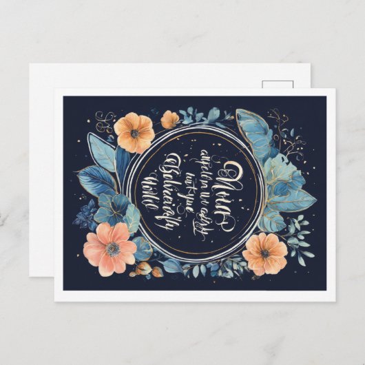 Grüße Postkarte (Vorne/Hinten)