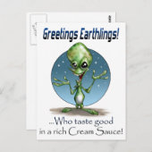 Grüße! Postkarte (Vorne/Hinten)