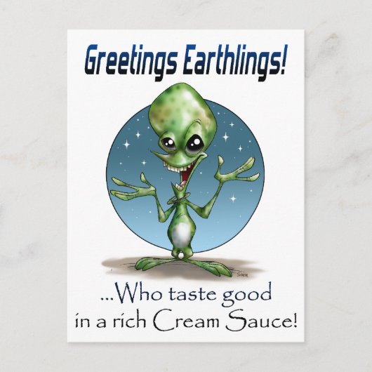 Grüße! Postkarte (Vorderseite)