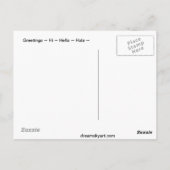 Grüße Postkarte (Rückseite)