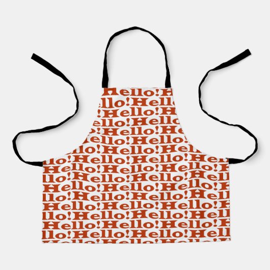 Grüße Schürze (Vorderseite)