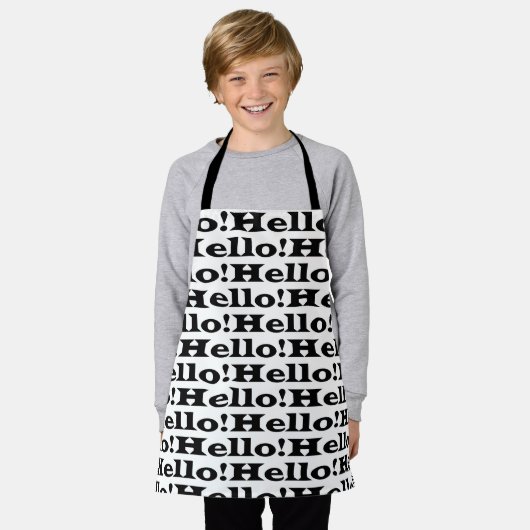 Grüße Schürze (Getragen)