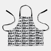 Grüße Schürze (Vorderseite)