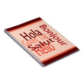 Grüße Spiral Foto Notebook Notizblock (Rechte Seite)