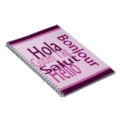 Grüße Spiral Foto Notebook Notizblock (Rechte Seite)