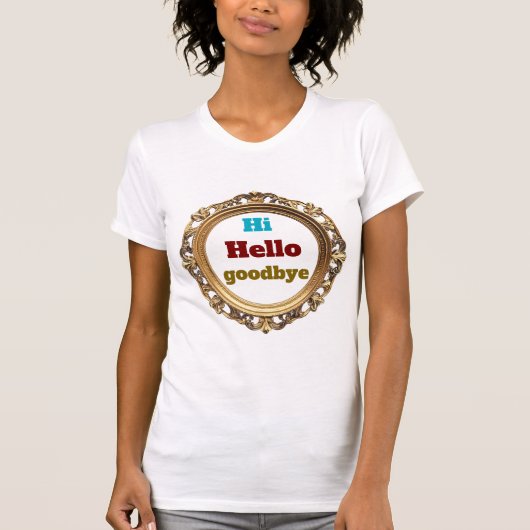 Grüße T-Shirt (Vorderseite)