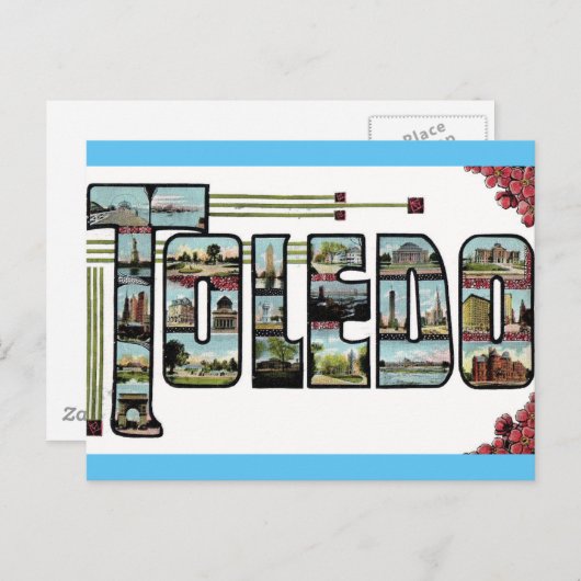 Grüße Toledo Ohio Postcard Postkarte (Vorne/Hinten)