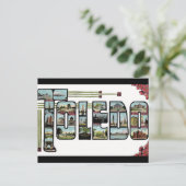 Grüße Toledo Ohio Postcard Postkarte (Stehend Vorderseite)