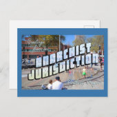 Grüße vom anarchistischen Portland! Postkarte (Vorne/Hinten)