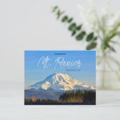 Grüße vom Berg Ranier Washington Postcard Postkarte (Stehend Vorderseite)