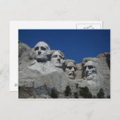 Grüße vom Berg Rushmore Postkarte (Vorne/Hinten)
