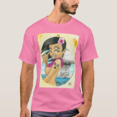 "Grüße vom Bikini Atoll!" T-Shirt (Vorderseite)