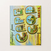 Grüße vom Cape Cod Vintage Puzzle (Vertikal)