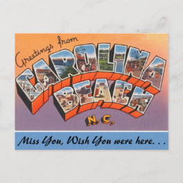 Grüße vom Carolina Beach Postkarte