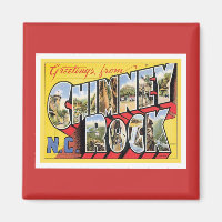 Grüße vom Chimney Rock North Carolina