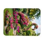 Grüße vom Florida Tropical Flamingo Topiary Magnet (Horizontal)
