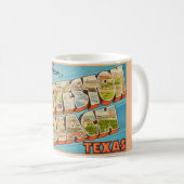 Grüße vom Galveston Beach Kaffeetasse (VorderseiteRechts)