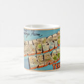 Grüße vom Galveston Beach Kaffeetasse (Mittel)