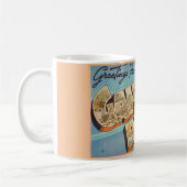 Grüße vom Galveston Beach Kaffeetasse (Links)