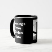 Grüße vom Golden Gate Tasse (Vorderseite Links)