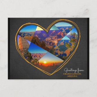 Grüße vom Grand Canyon, Arizona ♥ Postkarte
