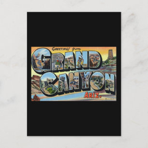 Grüße vom Grand Canyon Arizona Postkarte