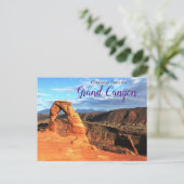 Grüße vom Grand Canyon Postcard Arch Postkarte (Stehend Vorderseite)