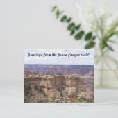 Grüße vom Grand Canyon Staat Postkarte (Stehend Vorderseite)