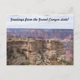 Grüße vom Grand Canyon Staat Postkarte