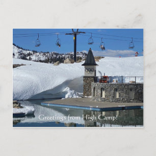 Grüße vom High Camp! Postkarte