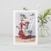 Grüße vom Holiday Goose Einladung (Stehend Vorderseite)