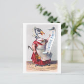Grüße vom Holiday Goose Postkarte (Stehend Vorderseite)