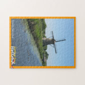 Grüße vom Hollandwindmühlen-und -enten-Puzzlespiel Puzzle (Horizontal)