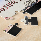 Grüße vom Indiana_Vintage Reise-Plakat Puzzle (Seite)