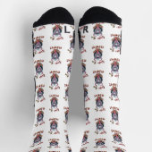 Grüße Vom Krampus Weihnachten Devil Krampusnacht Socken (Oben)