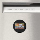 Grüße vom Lake George New York Magnet (In Situ (Geschirrspüler))