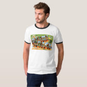 Grüße vom Miami Beach, Florida! T-Shirt (Vorne ganz)