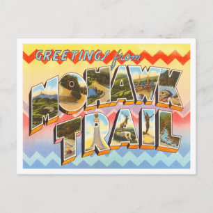Grüße vom Mohawk Trail, Massachusetts Travel Postkarte