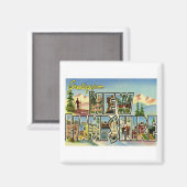 Grüße vom New Hampshire Magnet (Vorderseite/Rückseite)